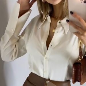 ZARA button down top NWT
